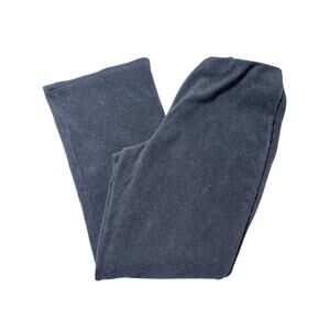 New York & Company Jeans Womens Black L Average Fleece Bootcut Stretchy Pants